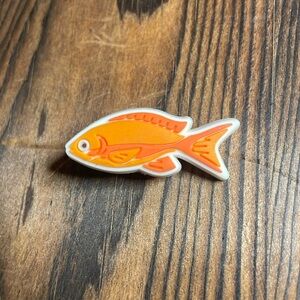 Goldfish Crocs shoe charm jibbitz